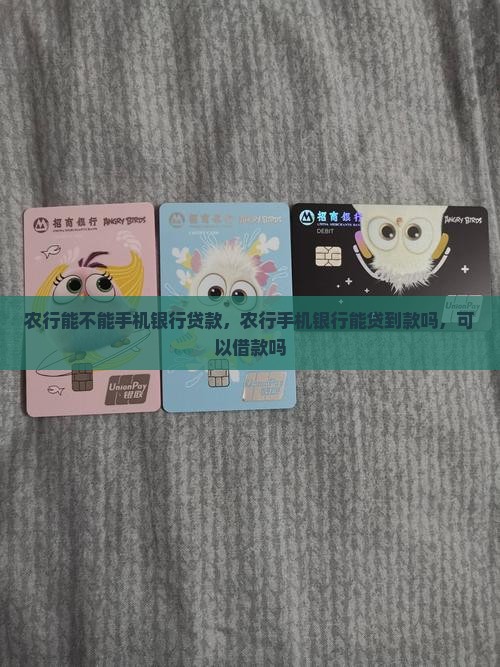农行能不能手机银行贷款
