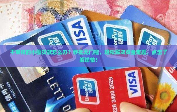 不审核的小额贷款怎么办
