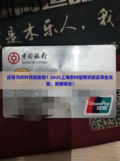 上海市农村信用贷款