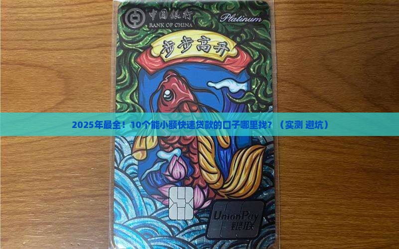 哪里能小额快速贷款口子
