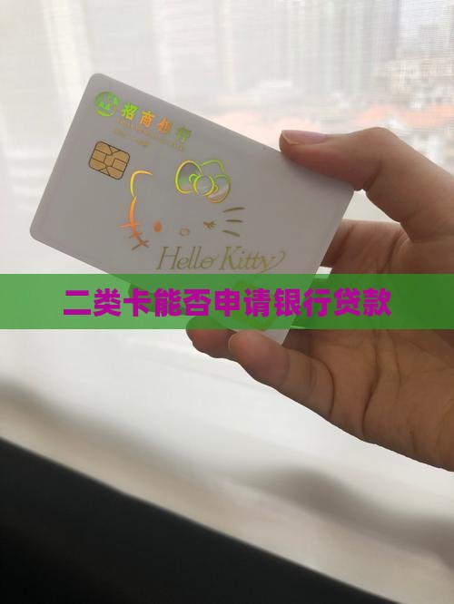 二类卡能申请信用贷款