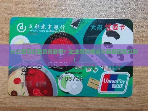 分公司可以融资贷款吗