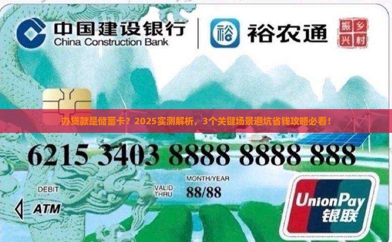 办贷款是储蓄卡