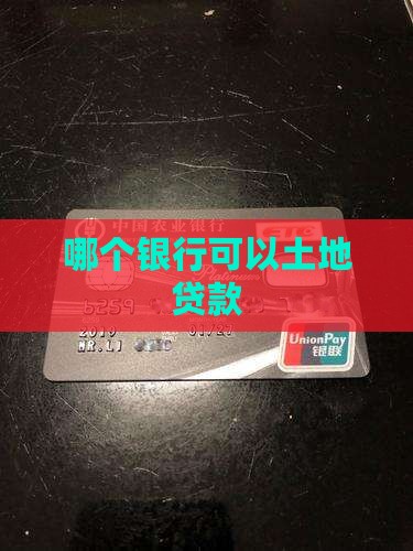 哪个银行可以土地贷款