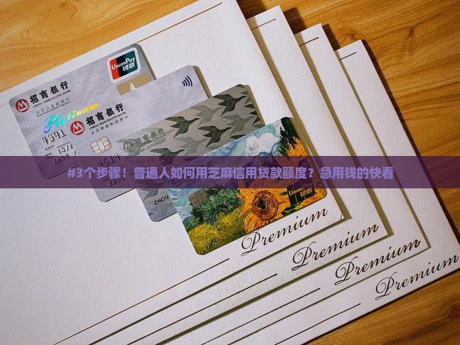 怎么用芝麻信用贷款额度