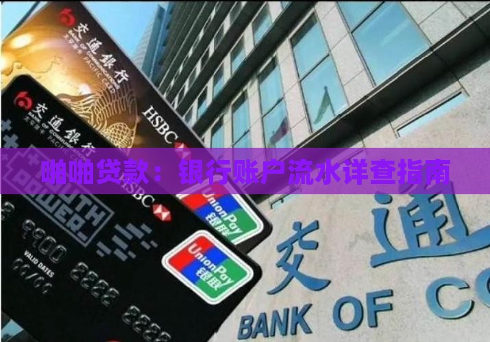啪啪贷款银行流水吗