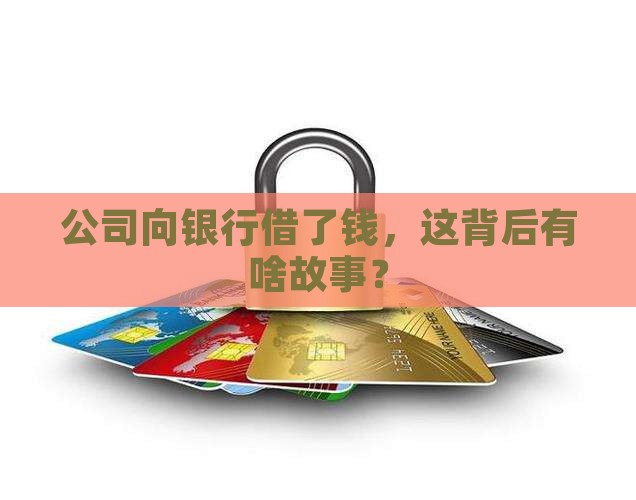 公司的银行贷款