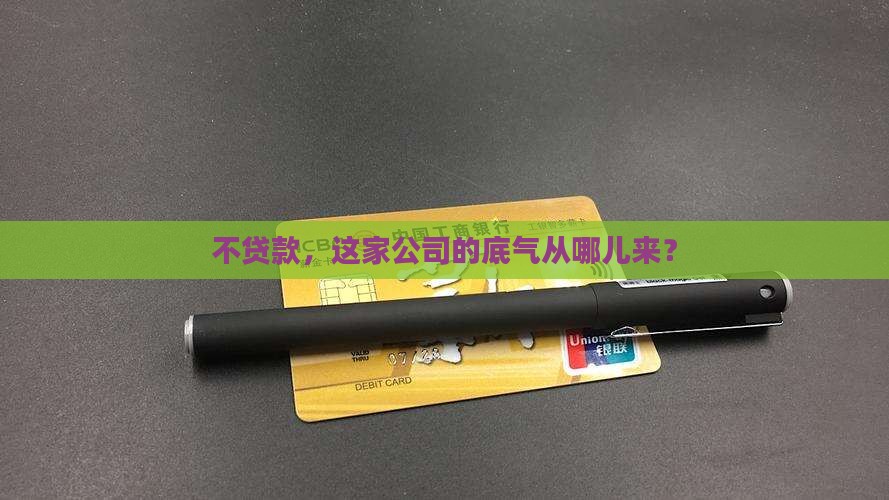 一个公司坚持不贷款