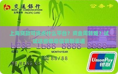 上海贷款可贷点什么平台
