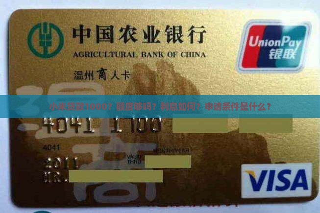 小米贷款1000