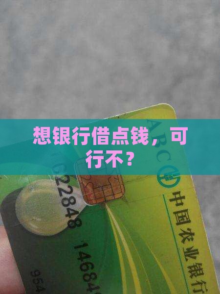 可以到银行去贷款嘛