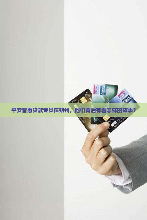 平安普惠贷款专员朔州