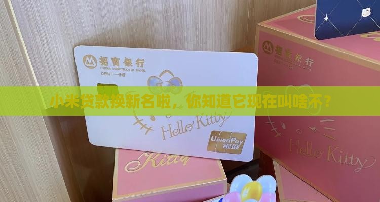 小米贷款现在改成什么了