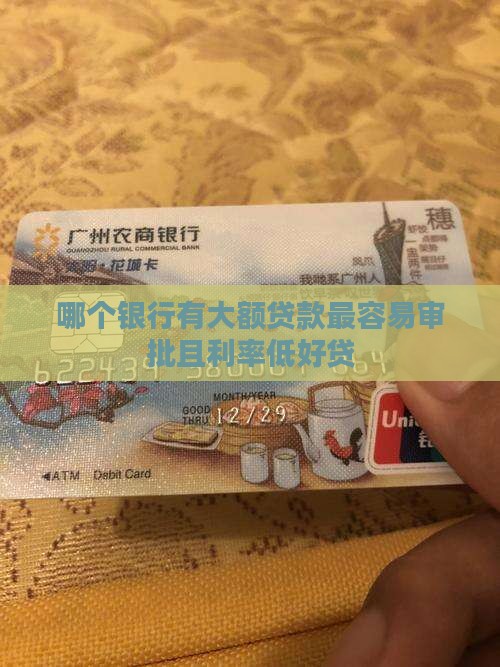 哪个银行有大额贷款
