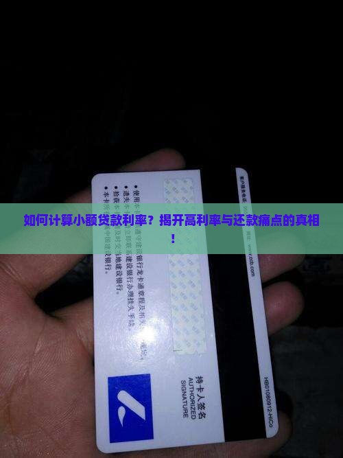 小额贷款怎么算的