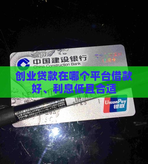 创业贷款在哪个平台借款