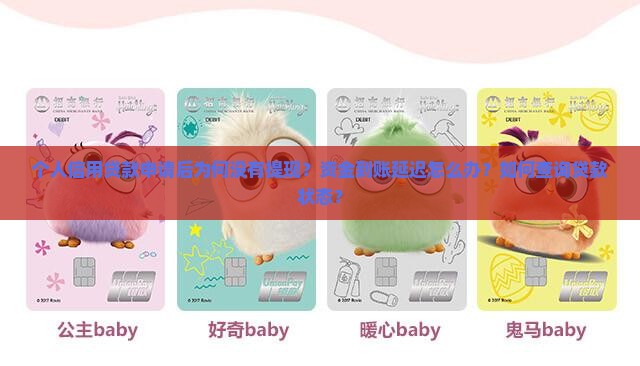 个人信用贷款没有提现