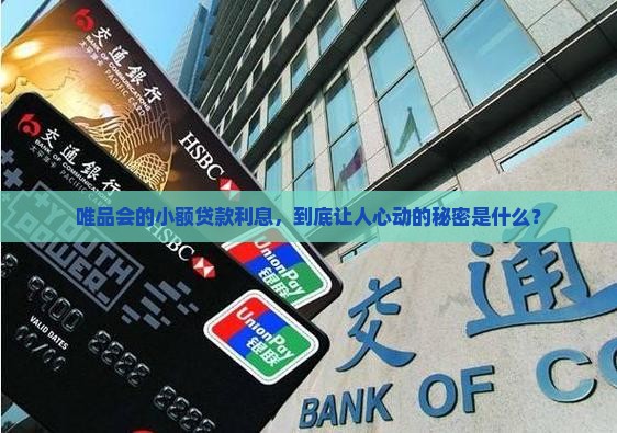 唯品会小额贷款利息多少