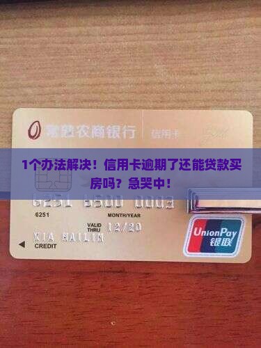 信用卡逾期了可以贷款吗