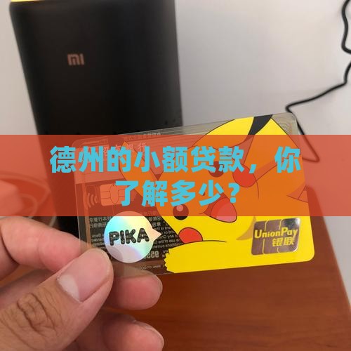 德州市小额贷款人家