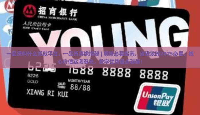 一品贷叫什么贷款平台