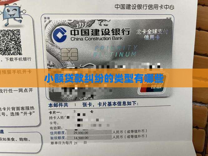 小额贷款会出现什么纠纷
