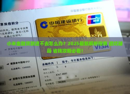 小米金融贷款进不去了