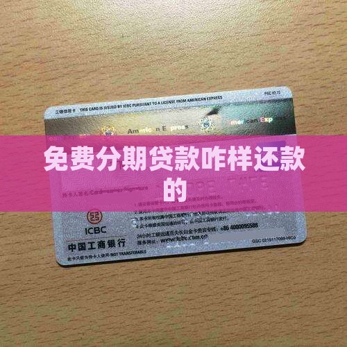 免费分期贷款咋样还款的