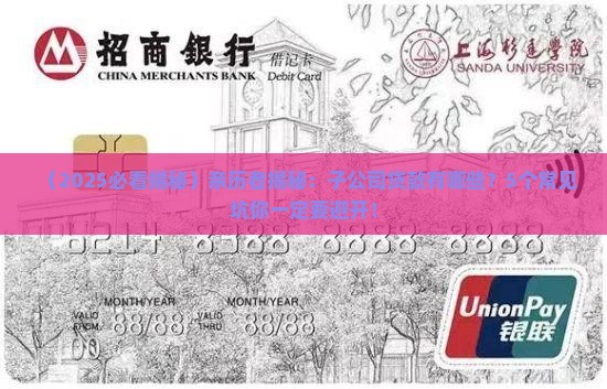 子公司有哪些贷款