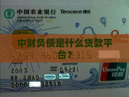 中财负债是什么贷款平台