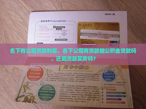 名下有公司贷款利息