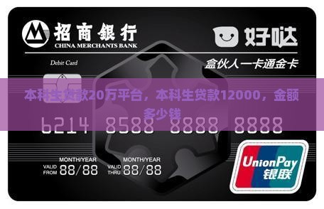 本科生贷款20万平台