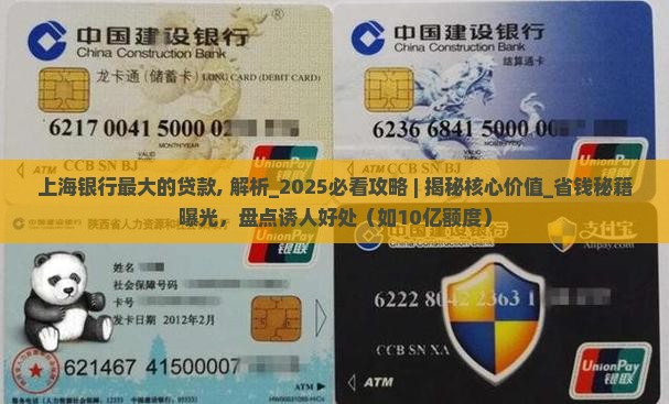 上海银行最大的贷款