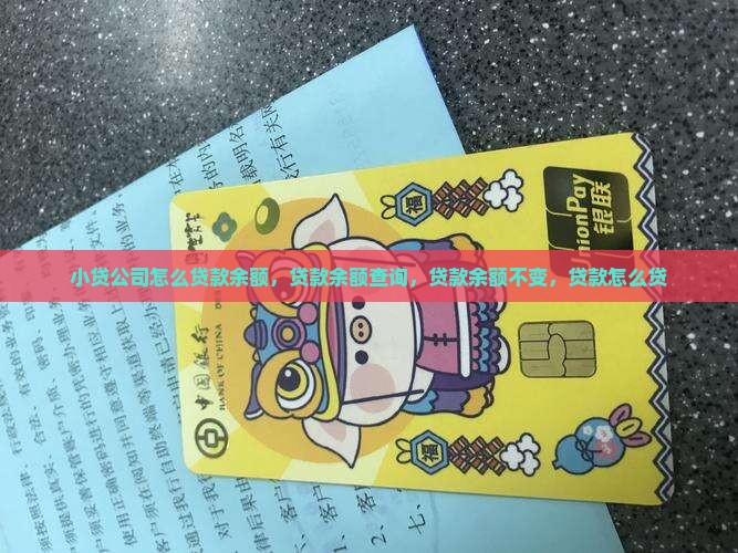 小贷公司怎么贷款余额