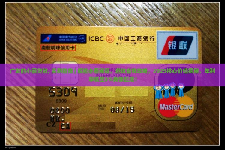 广发的小额贷款