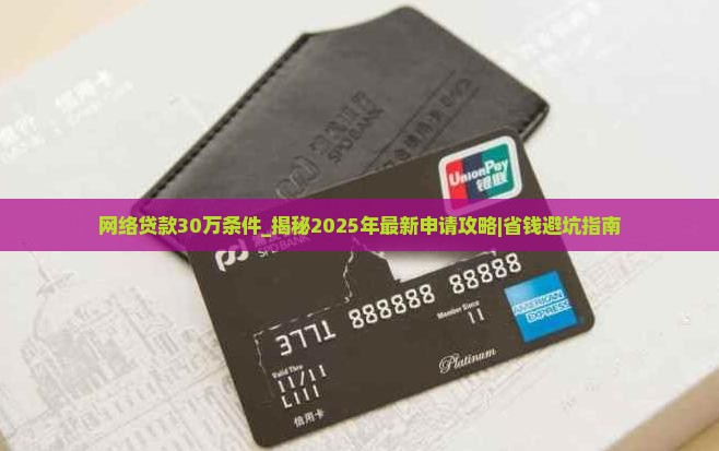 网络贷款30万条件