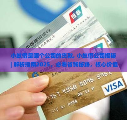 小蚁借是哪个公司的贷款