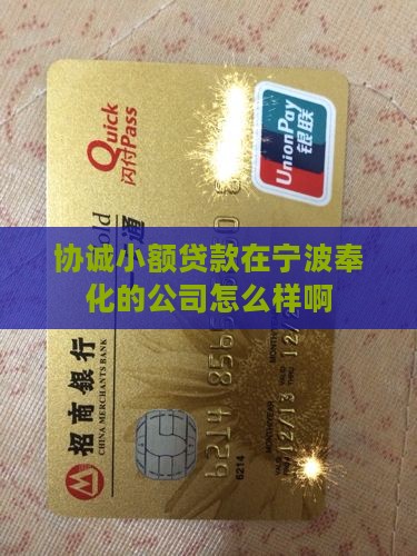 协诚小额贷款怎么样啊