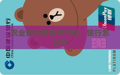 农业银行信用贷款还不起