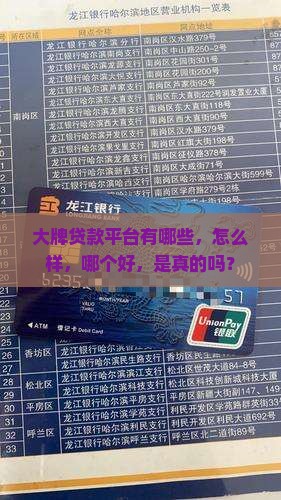 大牌贷款平台