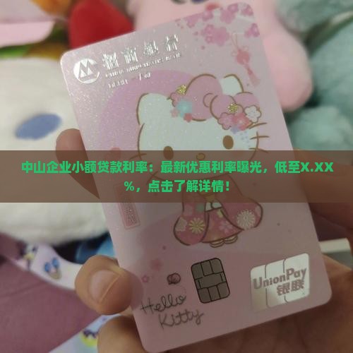 中山企业小额贷款利率