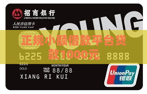 正规1000元小额贷款