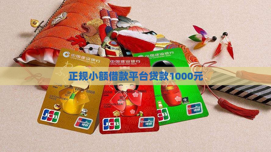 正规1000元小额贷款
