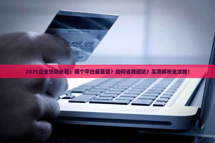 企业贷款什么平台好一点