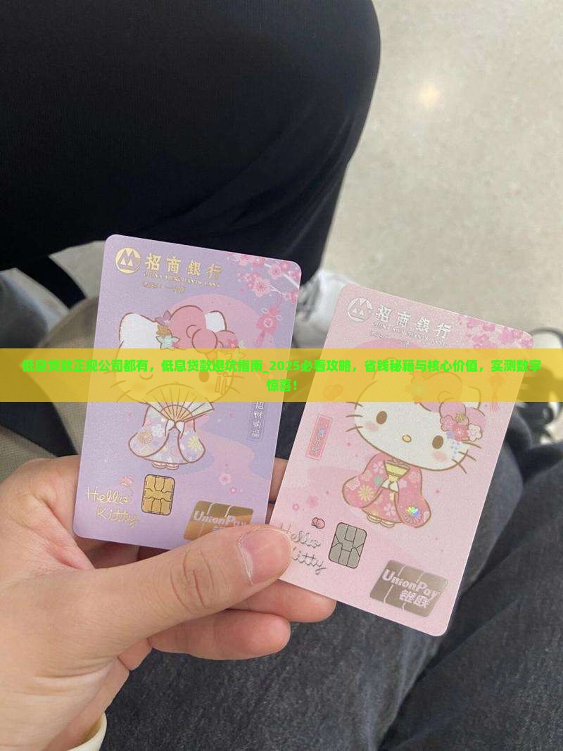 低息贷款正规公司都有