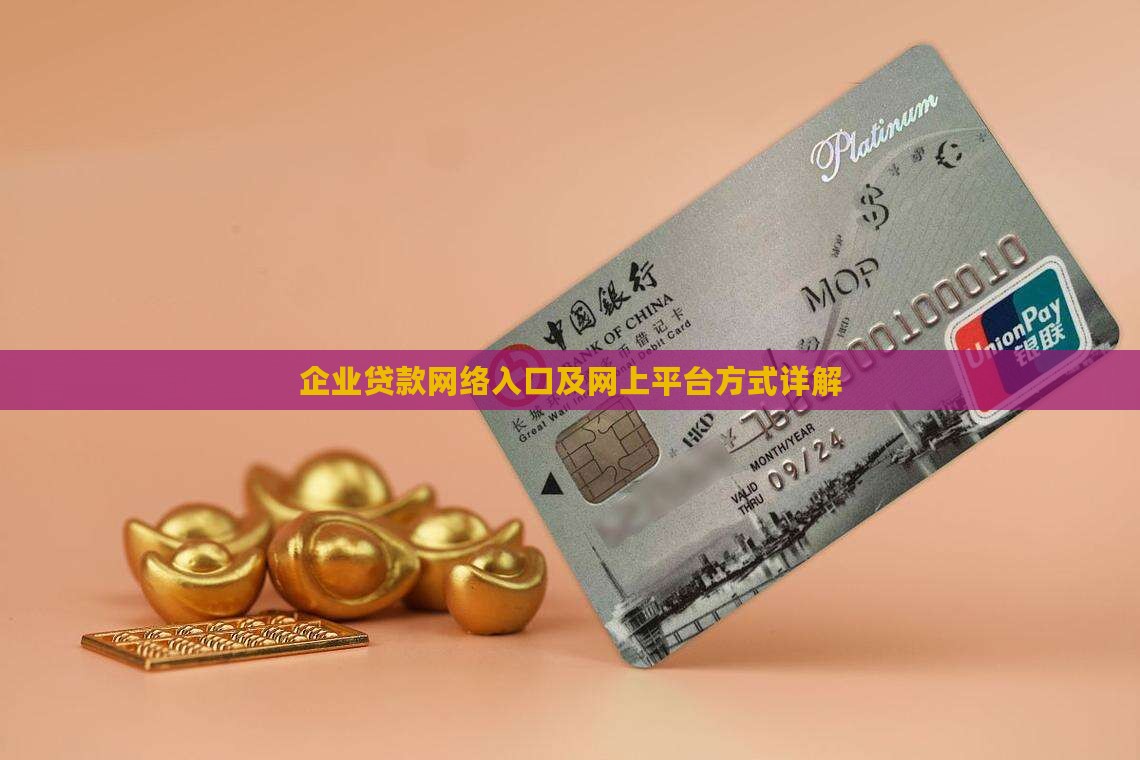企业贷款网络入口