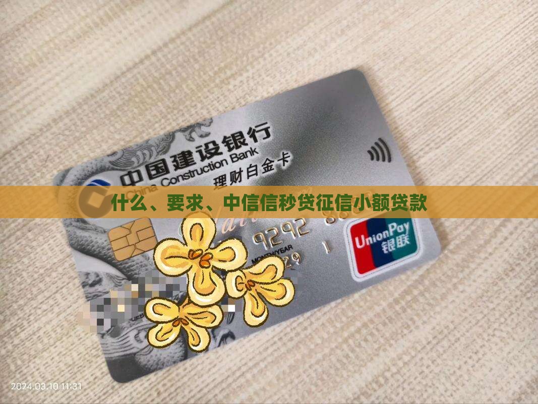 信秒贷征信小额贷款