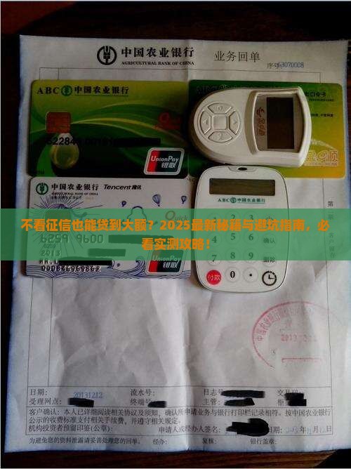 不看征信最新大额贷款