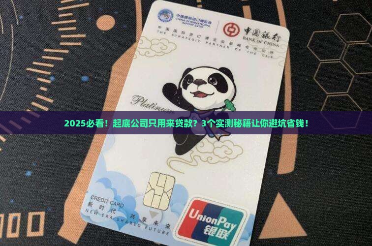 公司只是拿来贷款