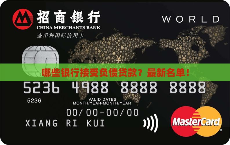 哪些银行接受负债贷款